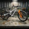 1:Model Miniatură Bicicletă Montană din Aliaj Scara 8 Amortizoare Duble Decorare Desktop Detașabilă Cadou Pentru Entuziaștii de Biciclete