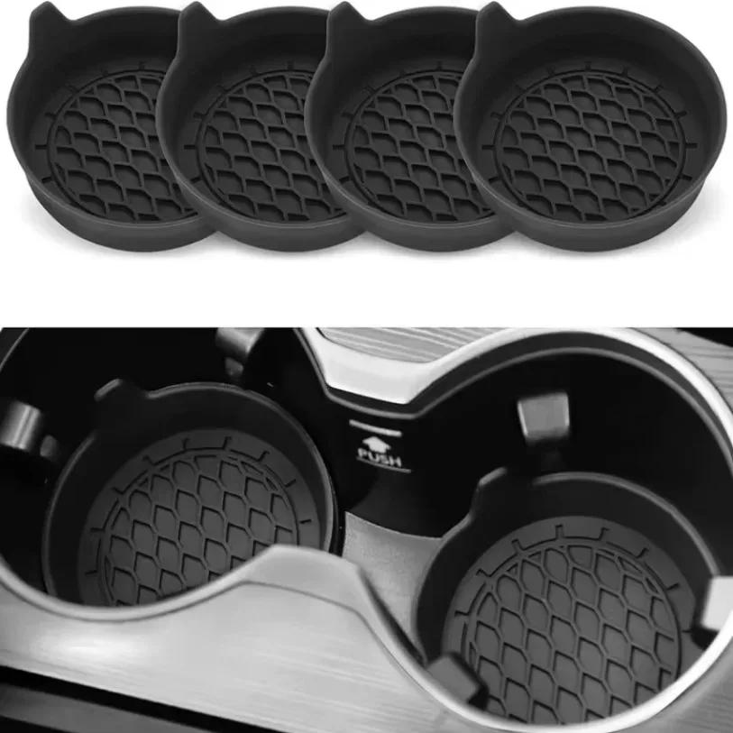 2/4 buc suport de pahar auto silicon suport de pahar insert universal anti-alunecare suporturi de pahar accesorii auto interior silențios pahar pahar pad