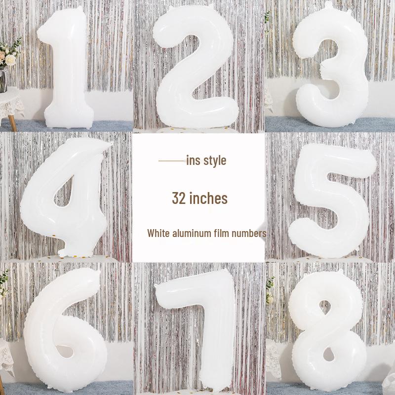 White Daisy & Sunflower Balloons - Birthday Decorations & Photo Props with Smiley Faces