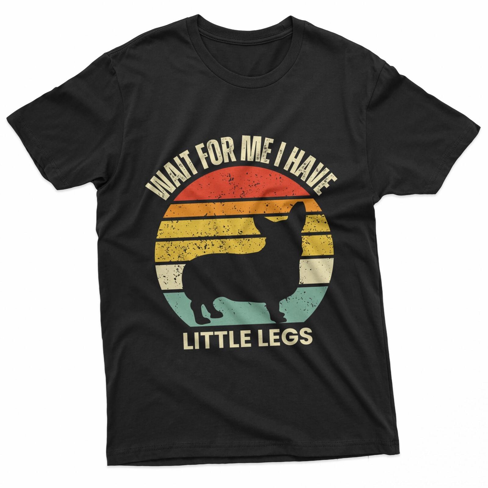 

Wait For Me I Have Little Legs Vintage Corgi Dog Lovers T-Shirt 5XL різнокольоровий