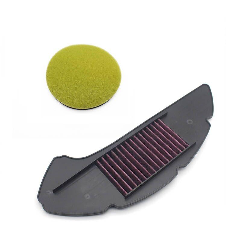 Motorcycle Transmission Box Intake Air Filter Cleaner Set Cotton Sponge For Yamaha NMAX 155 -