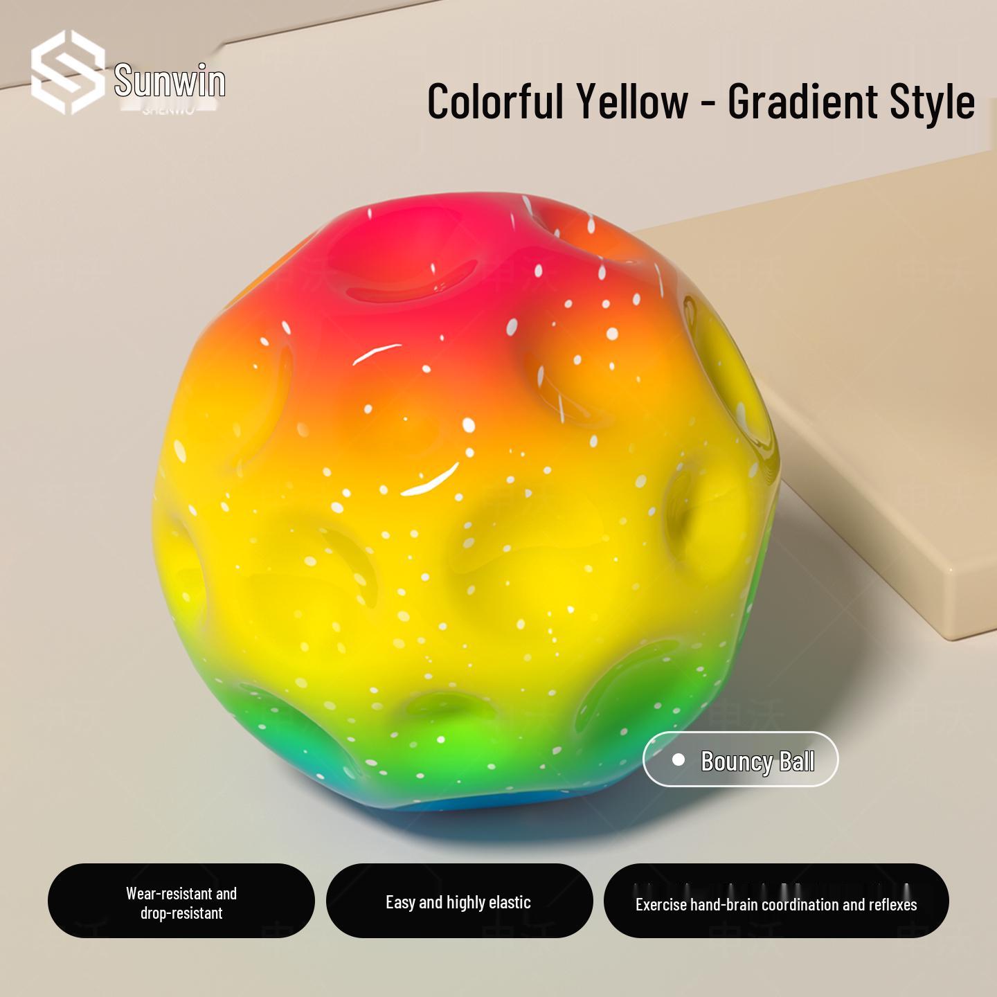 

Luminous Moonstone Elastic Wrist Ball for Kids - Stress Relief & Strength Building Toy