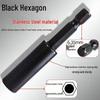 60mm Strong Magnetic Blackened Stainless Steel Screwdriver Bit Holder - Impact Resistant, Split/Integrated Type