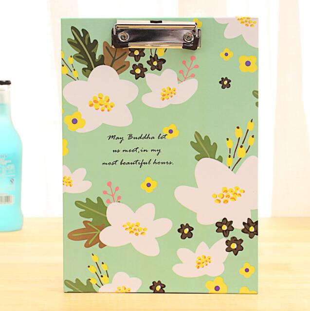 

Бумажный буфер обмена с цветочным принтом, офисные школьные принадлежности, папка, органайзер для файлов, держатель A4, доска для хранения файлов, флип-блокнот для письма, горизонтальный