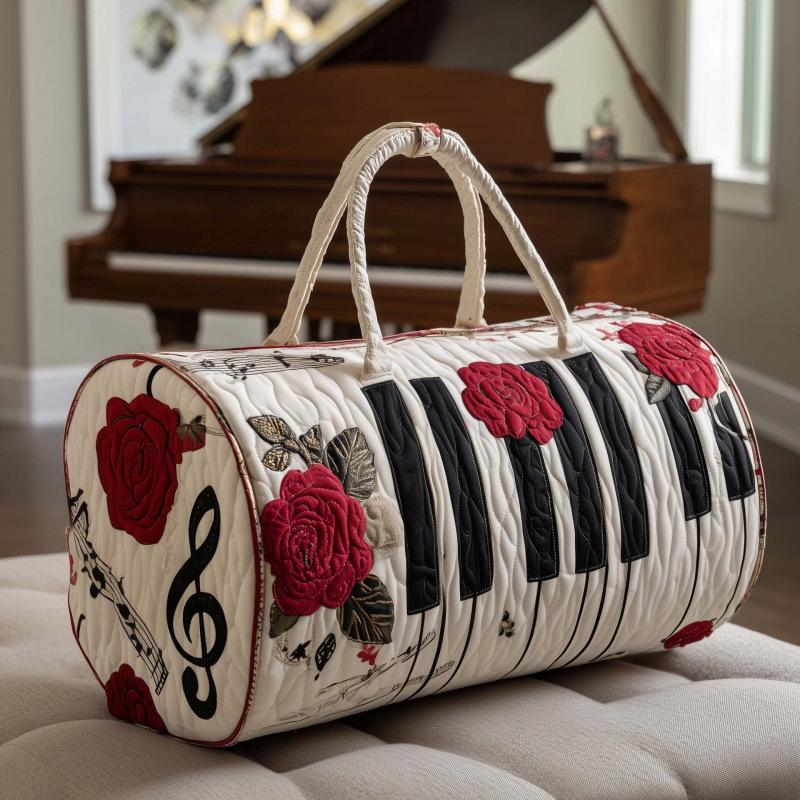 Printed Short-Distance Hand-Held Quilting Embroidery Travel Bag Multi-Functional Sports Fitness Bag