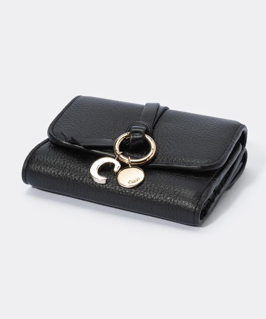 wallet CHC21WP945F57 ALPHABET BLACK [Chloe] Tri-fold Women's [item]