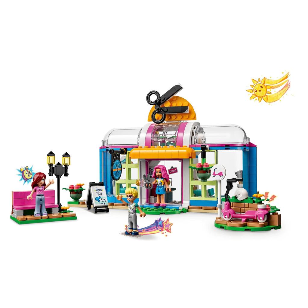 LEGO Friends Heartlake City Hair Salon 41743 Toy, Building Blocks, Pretend Play, City Building, Girls, Ages 6 and Up