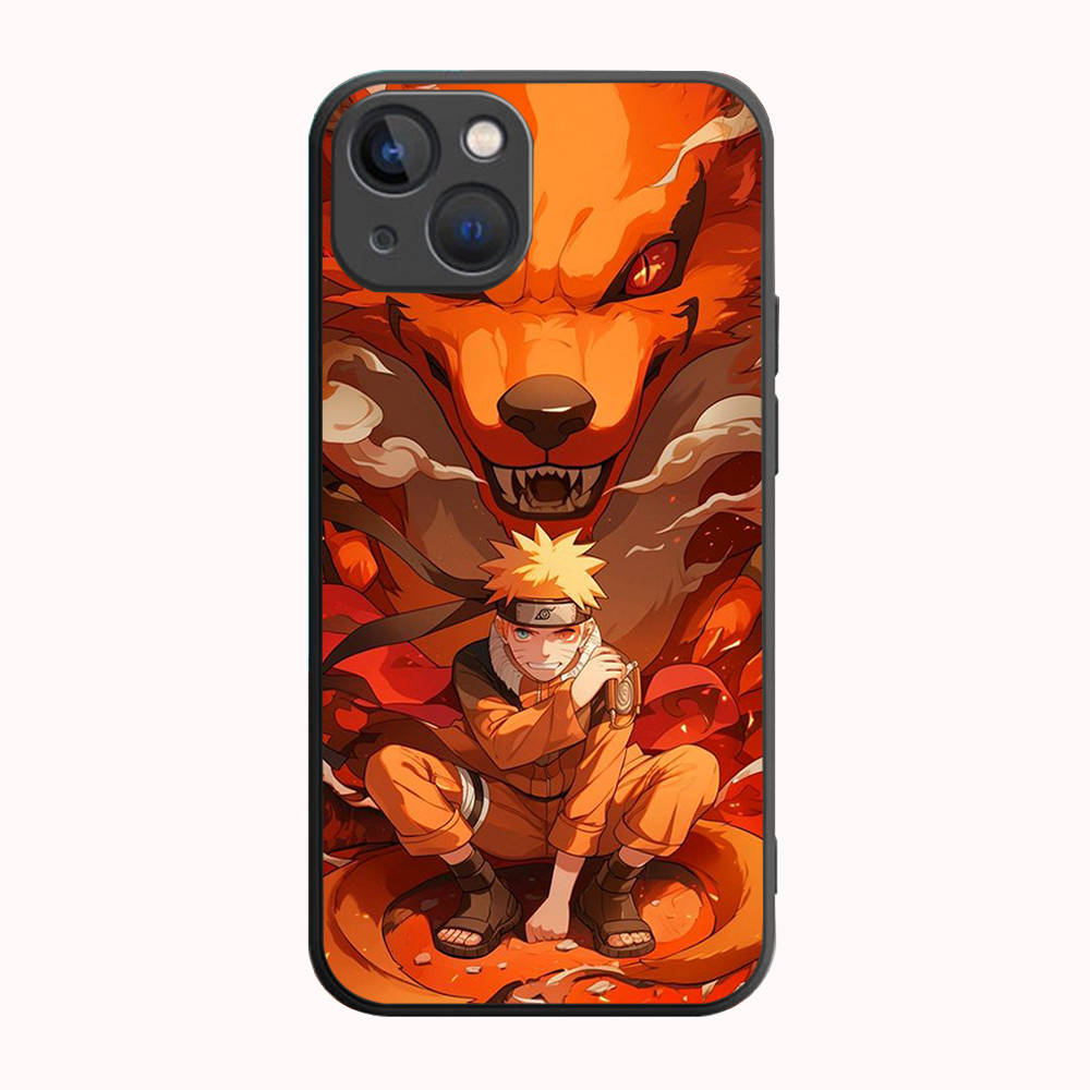 B-34 Naruto Černé pouzdro pro Samsung S24 S23 S22 S21 S20 FE S10 Lite Ultra S7 S8 S9 Plus A05S A11 A12 A13 A15 A22 A24 A25 A32 A52 A71 5G