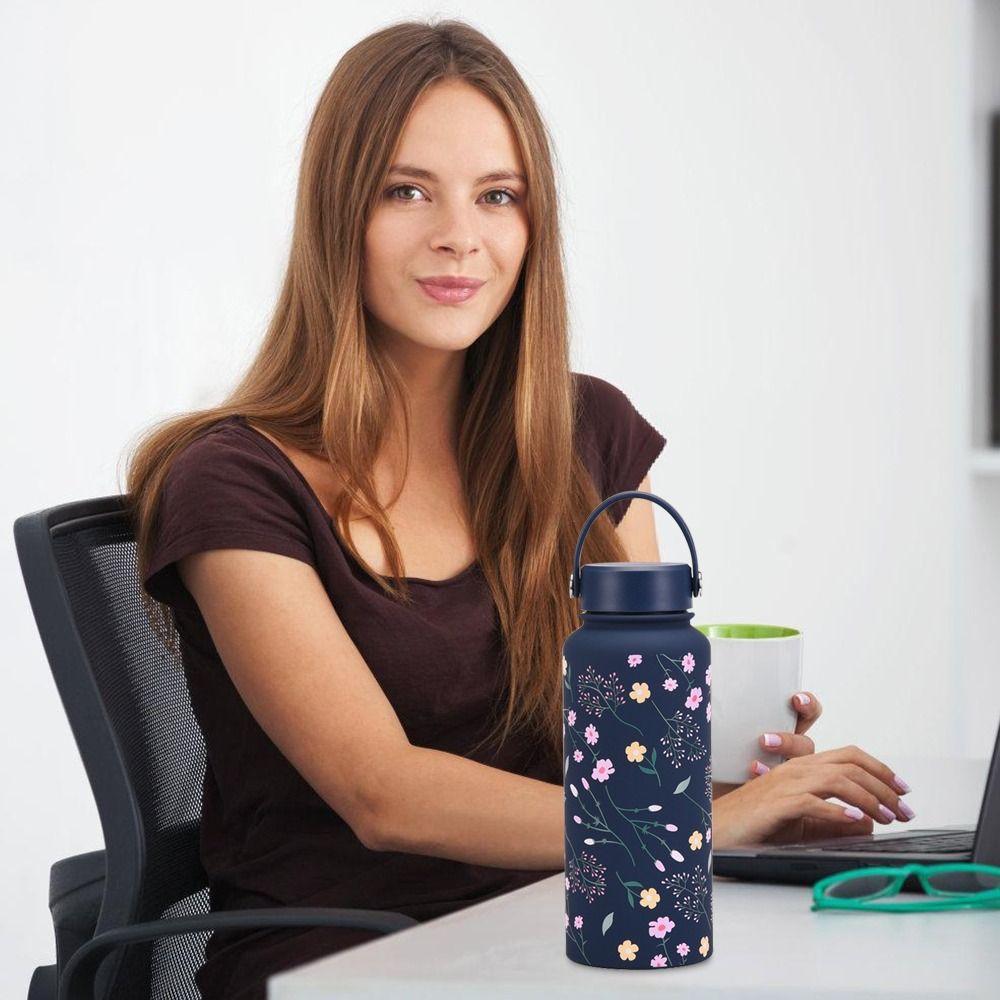 Stainless Steel Sports Water Cup 1000ML Capacity Large Capacity Cup  Kitchen Use