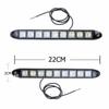 Car Daytime Running Light Accessories Auto 12V 9-LED White 6500K-7000K