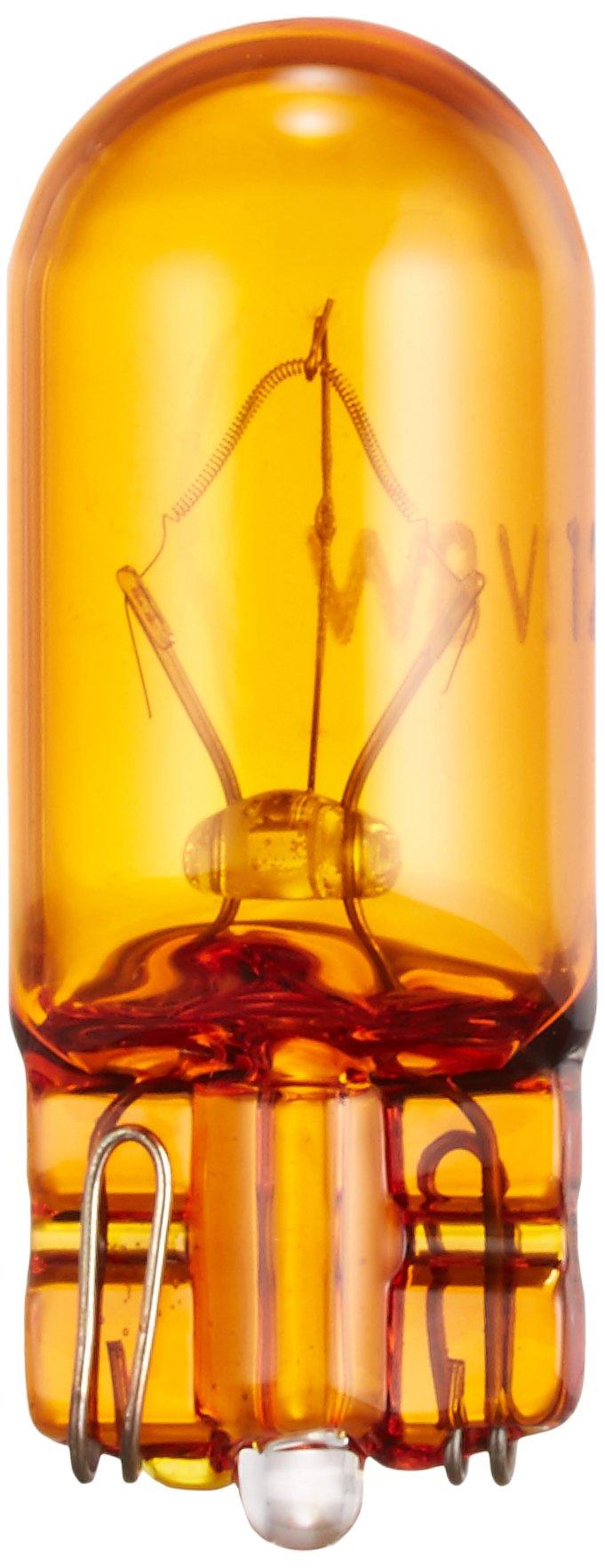 

M&H Matsushima Light Bulb 12V8W Orange T10 Wedge 1 Piece 1PWB17OR Light Bulb