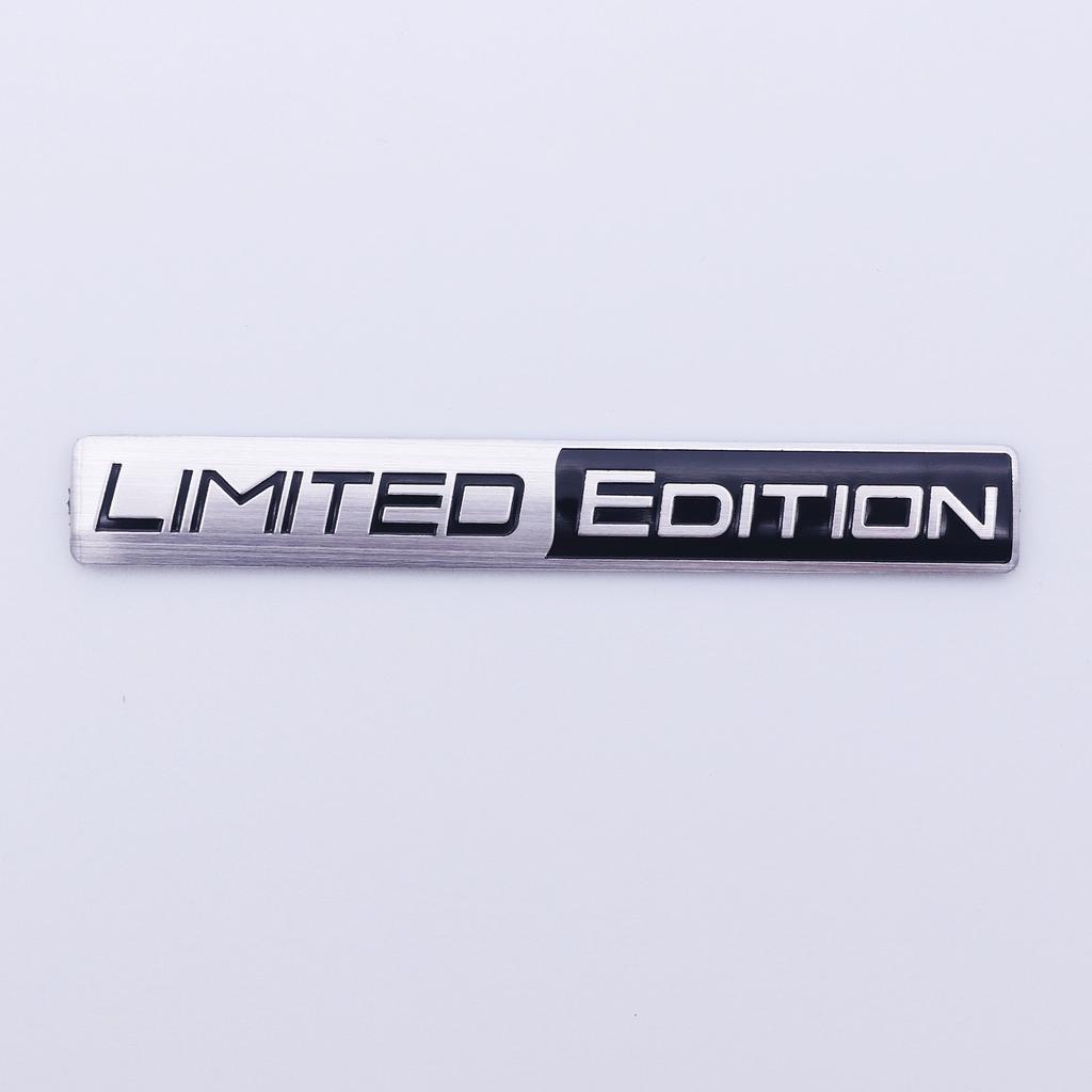 Car Accessories 3D Aluminum LIMITED EDITION Emblem Badge Car Stickers Decal For Audi Honda Opel Toyota Mercedes Mazda Motorcycle