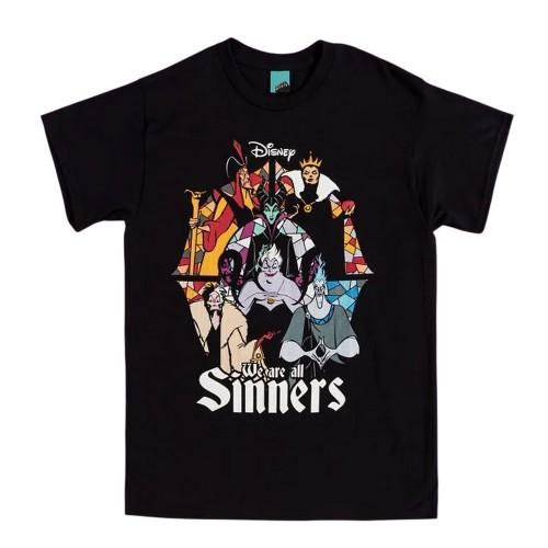 Disney Villains Unisex Adult We Are All Sinners T-Shirt