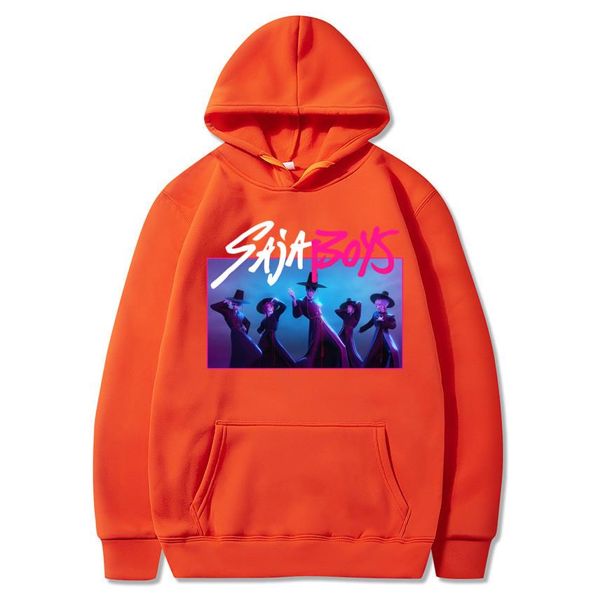 Trend Print Hooded Street Autumn Fashion Fleece Sweatshirt Hoodies Top for Men Women