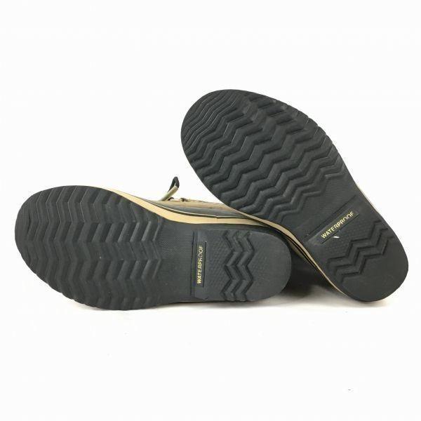 SOREL Leather Snow Boots with Liner Brown Size 23.0cm(USED)