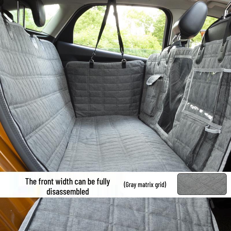Pet Dog Seat Cover for Car – Rear or Front, Anti-Stain Mat for Medium/Large Dogs, Travel Essential