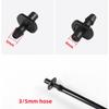 100Pcs 3/5mm Hose Garden Drip Irrigation Accessories Straight 3-way 5-way Water-Saving Irrigation Micro Spray Joint Splitters