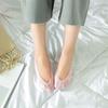 Women Low Cut Solid Color Invisible Trainer Ballerina Footsies Soft Boat Socks