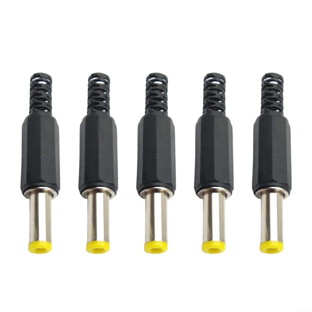 Netzteile DC-Steckerkopf-Überwachungskameras Gelbe Soundgabel