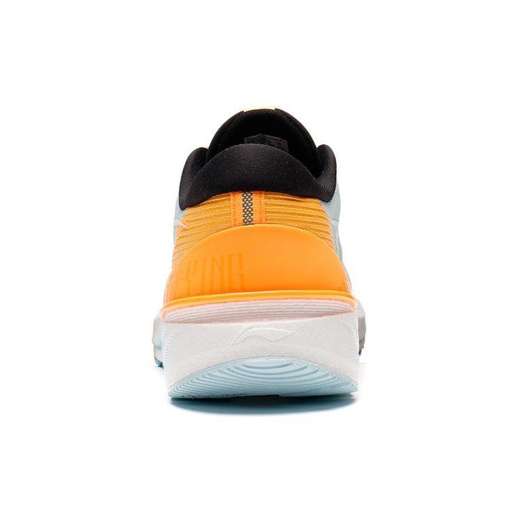Li Ning Yue Ying 2.0 Støtdempende Sklisikre Slitesterke Lavsko Løpesko Herre Sneakers Hvit Blå Oransje ARHS015-1
