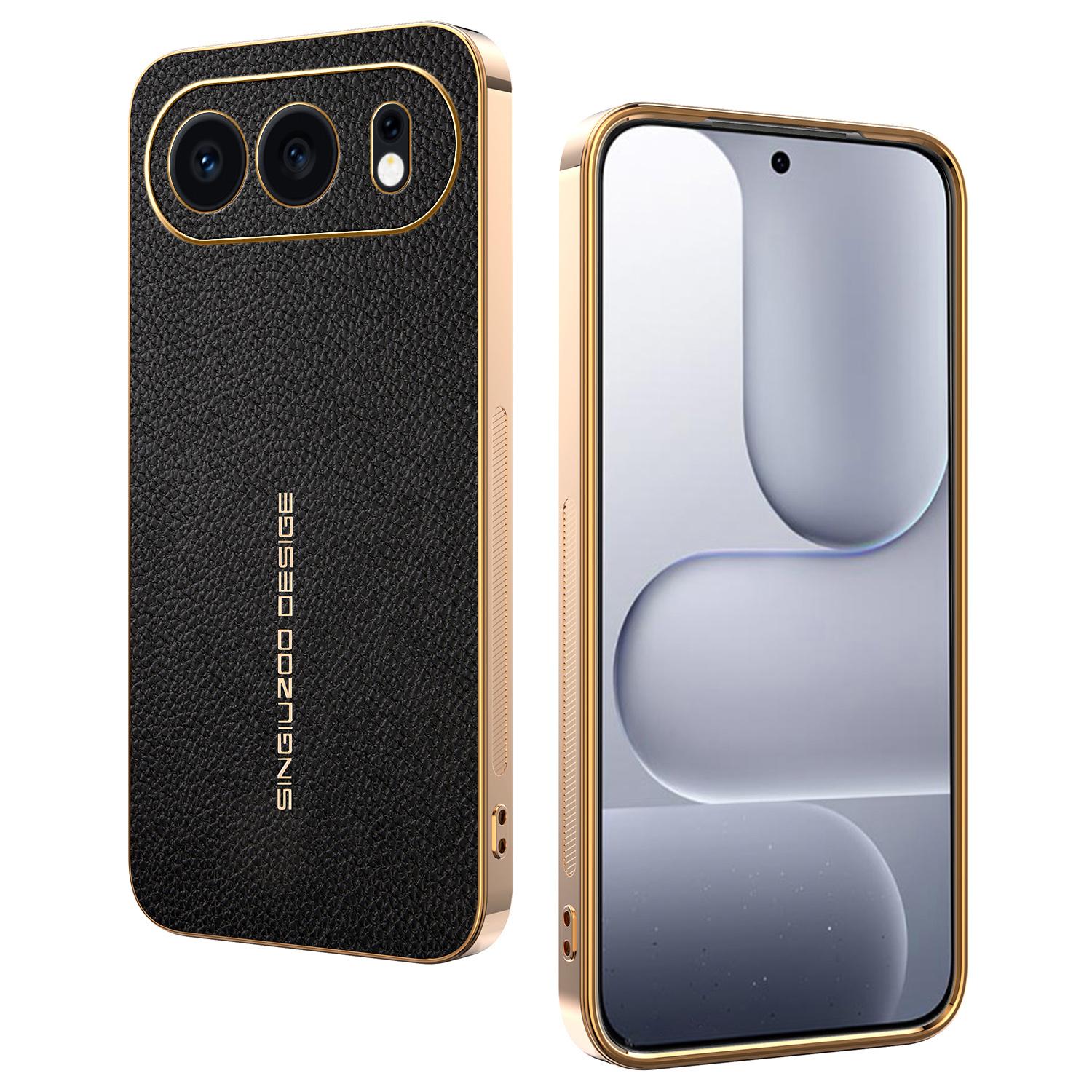 For Honor 500 5G Case Anti Scratch Litchi Texture TPU Leather PU Phone Back Cover