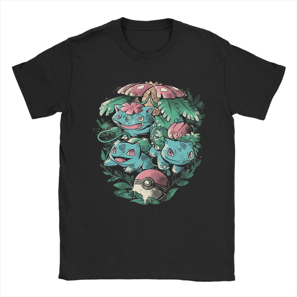 Pokemon T-shirt Men's Pure Cotton Casual T-shirt Round Neck T-shirt Short Sleeve Clothing Summer Sports Casual Short Sleeve Top