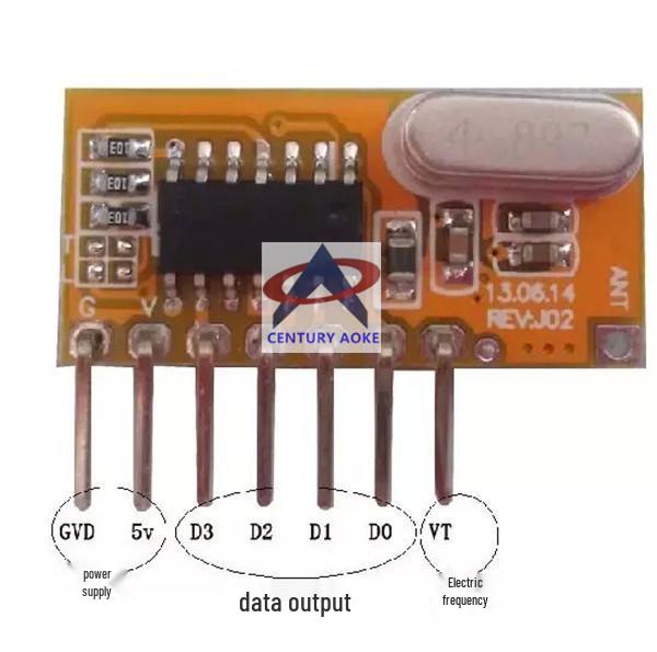 AK Stability Superheterodyne Anti-interference Decoder Receiver Module 315M/433M
