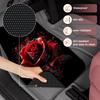 A Set of Four Universal Car Floor Mats Featuring a Rose Flower Design, Designed Both Front And Rear Seats of Any Vehicle