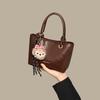 Bucket bag women's new women's bag autumn and winter shoulder messenger bag Maillard fashion retro handbag