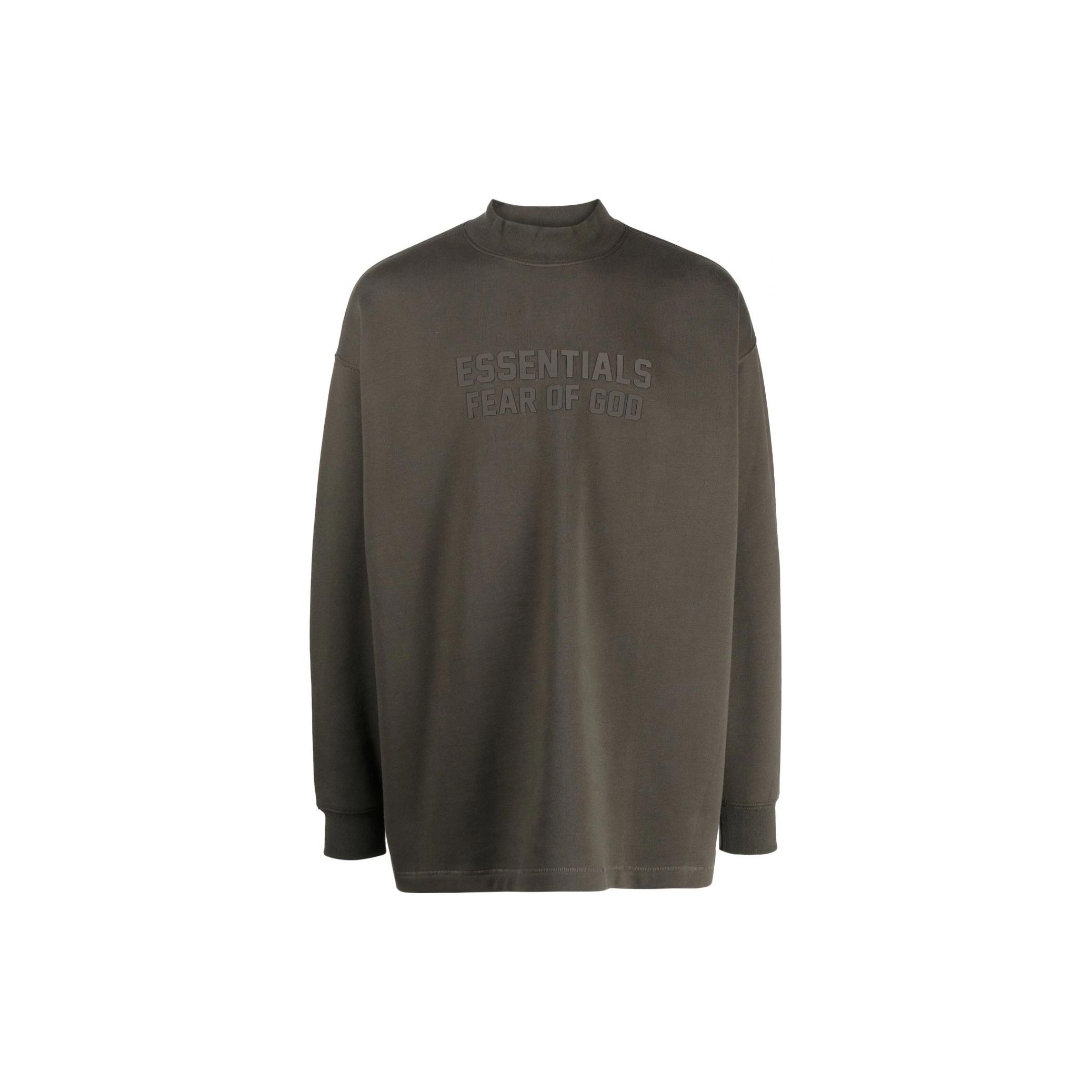 

Fear of God Essentials Relaxed Crewneck Off Black Men Tops 192BT222070F L