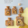Cartoon Capybara Plush Cover Cute Hand Warmer New Hot Water Bag