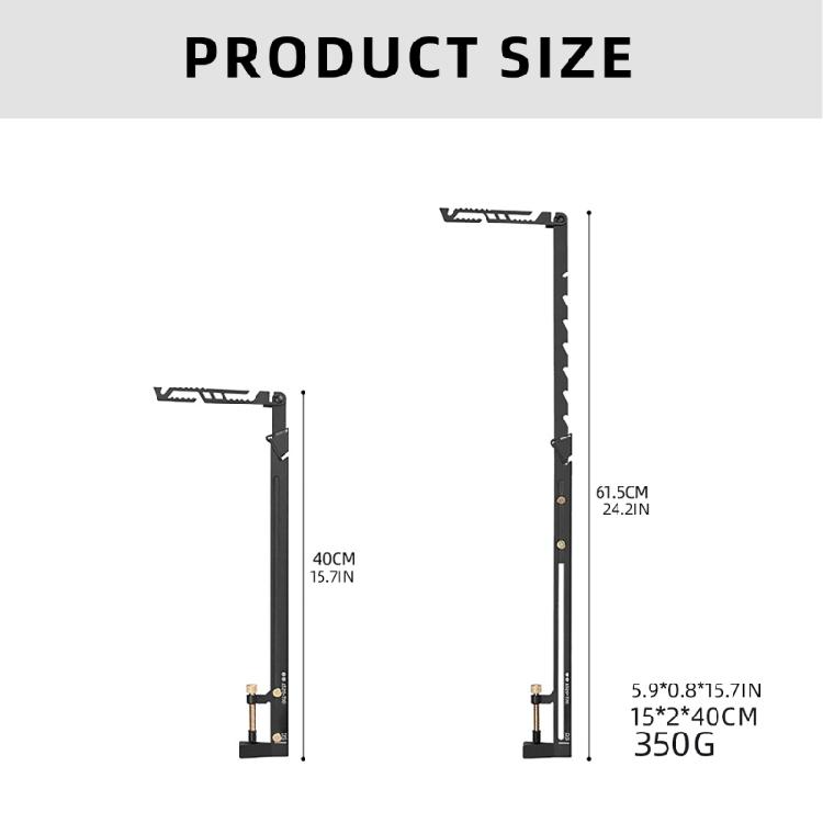 Camping Lamp Stand Folding Light Stand Adjusted Height Outdoor Fishing Hanging Light Holder Tool Camping Light Stand