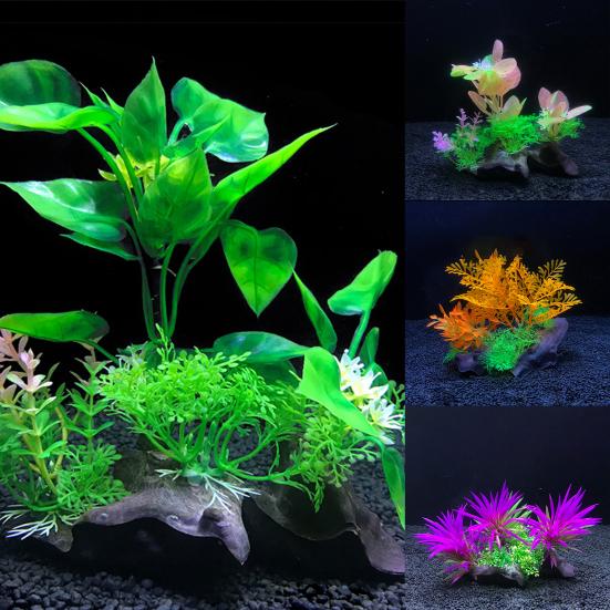 Artificial Water Grass Realistic Landscaping Eco-friendly Artificial Water Plants Aquarium Ornament for Home Decor