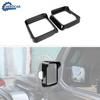 2XSide Rearview Mirror Rain Eyebrow Cover Bezels For Jeep Wrangler JL& JT Black
