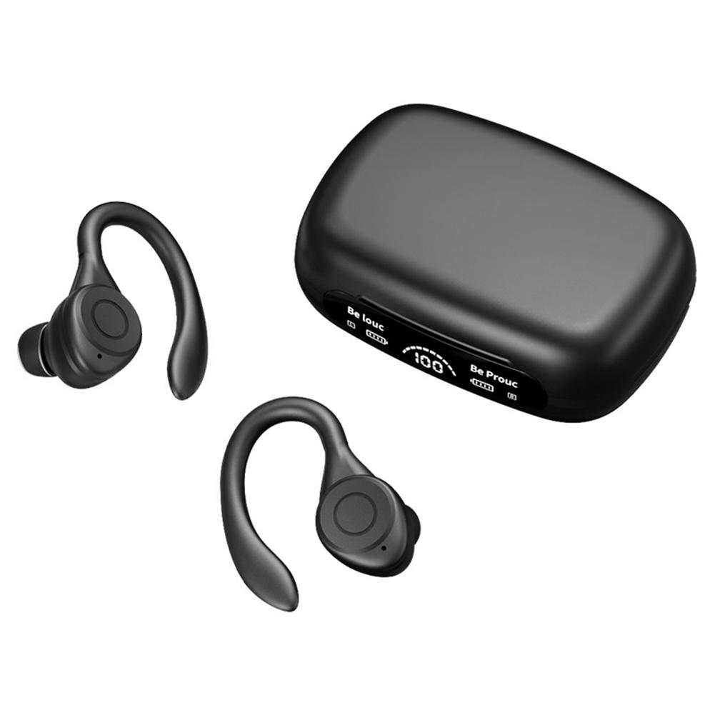 Wireless Headset Ear Hook Waterproof Fitness Earbuds Bluetooth-Compatible5.3 Noise Reduction Comfortable Sports Running Earbuds