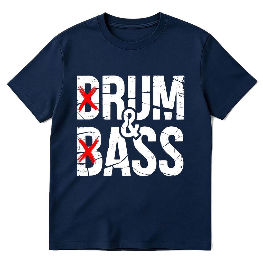 Funny Drum and Bass T Shirt Rum and Ass Lovers Jokes Tshirt Unisex Women Clothing Summer Cotton Short Sleeve Tshirts Streetwears