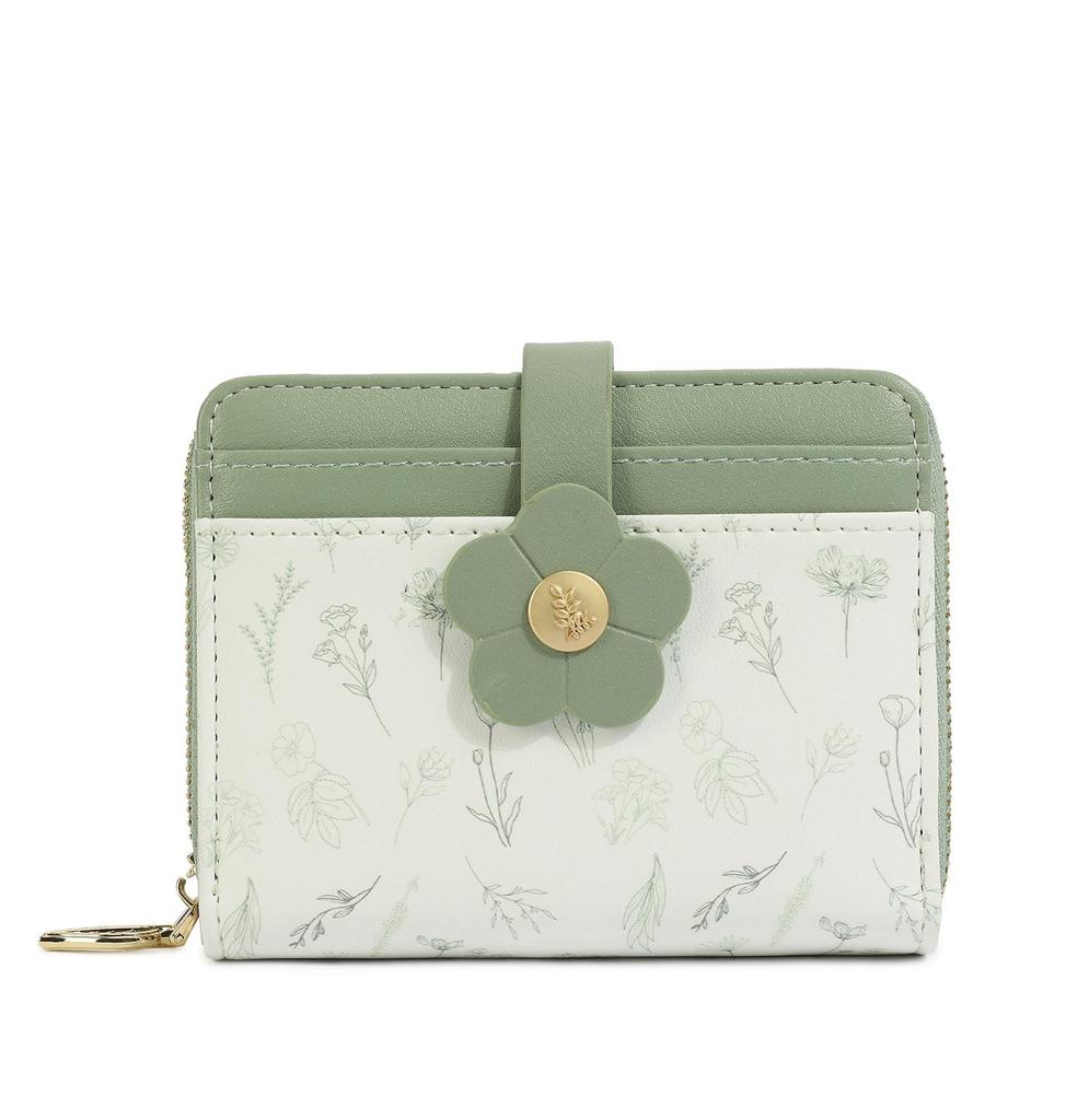 2025 Cute Print Student Coin Purse & Card Holder - Stylish Short Wallet for Women