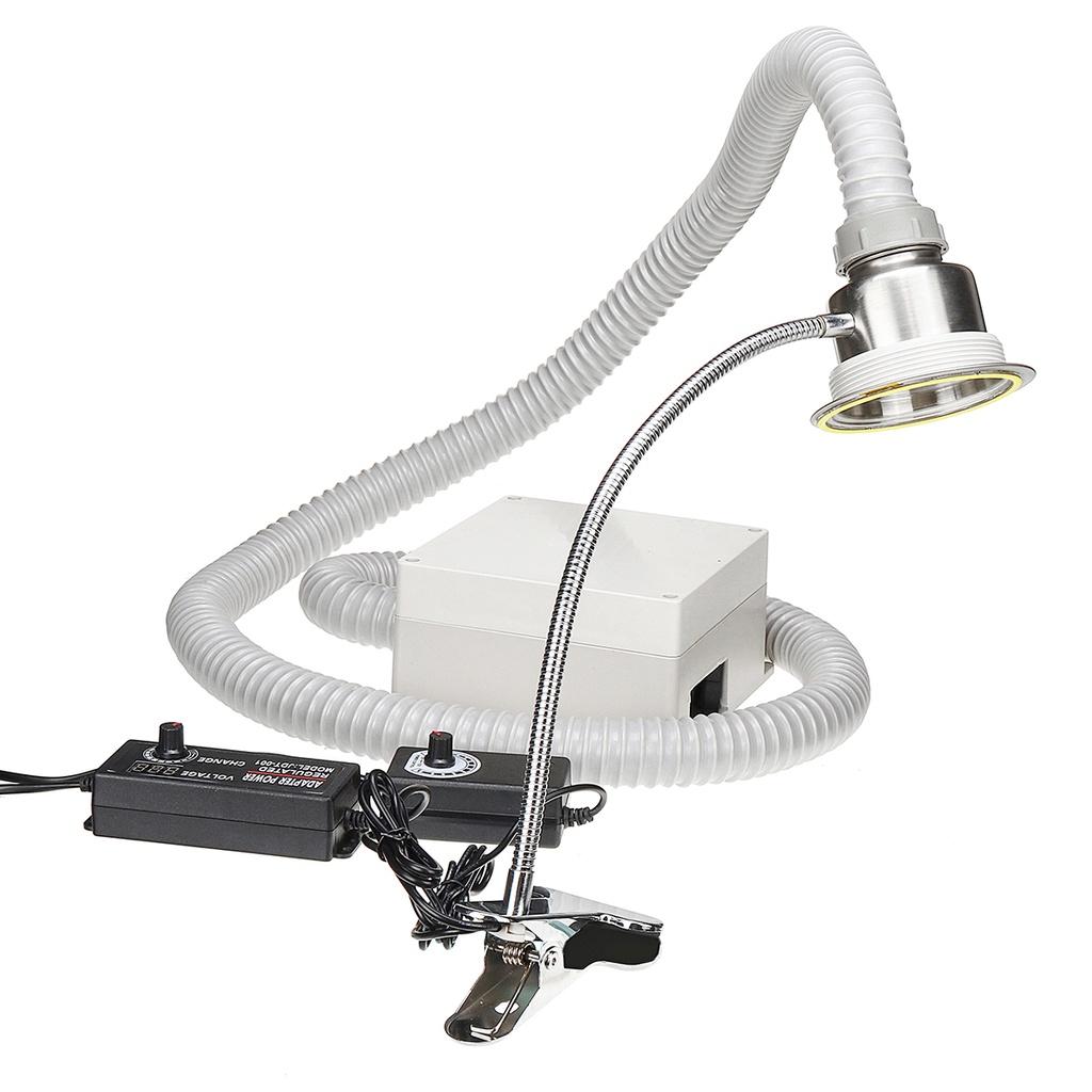 2-In-1 Soldering Absorber Remover Fume Extractor Air Fan Adjustable Speed 16×16×9 cm