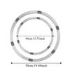 Heavy Duty Turntable Stand Aluminum Zinc Zinc Alloy Swivel Plate Stand Rotating Turntable  Showcase Furniture