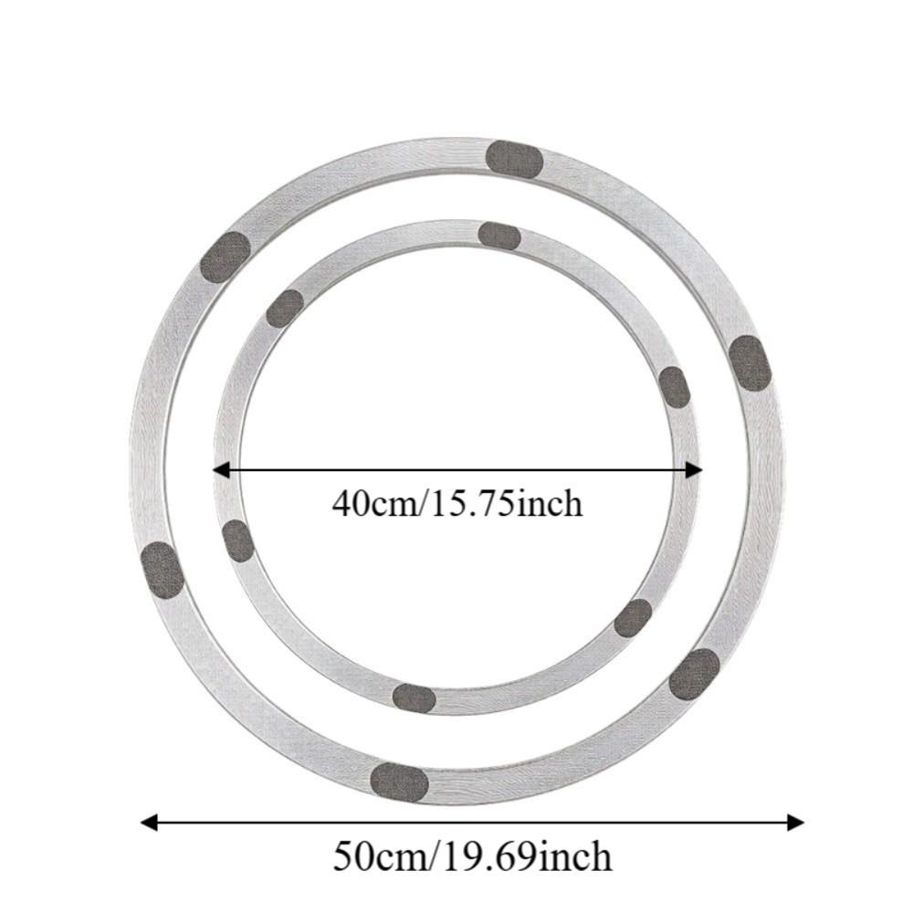 Heavy Duty Turntable Stand Aluminum Zinc Zinc Alloy Swivel Plate Stand Rotating Turntable Showcase Furniture