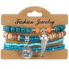 Bohemian bracelet creative tassel multi-layer beaded bracelet