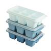 3Pcs Ice Cube Tray Reusable Versatile Easy Operation Silicone Ice Cube Maker Tray Ice Cube Mold with Lid for Home