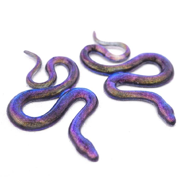 Snake Shape Mold Epoxy Resin Casting Jewelry Making Supply Handmade DIY Earring