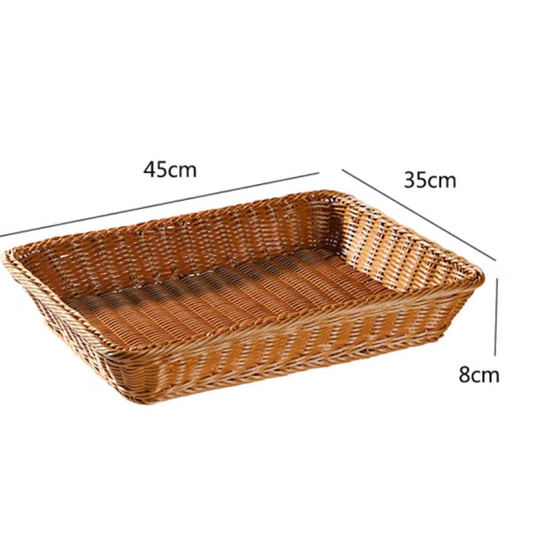 

SIFAR Imitation Rattan Bread & Fruit Basket
