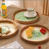 Farbschalen Schmuck Kosmetik Lebensmittel Teetassen Aufbewahrungsschalen Handgefertigte Rattan Obst Dessert Brotformen Runde Rattan Dekorationsschalen