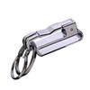 Zhongbang Men's Creative Metal Double Ring Detachable Anti-Lost Car Keychain Pendant