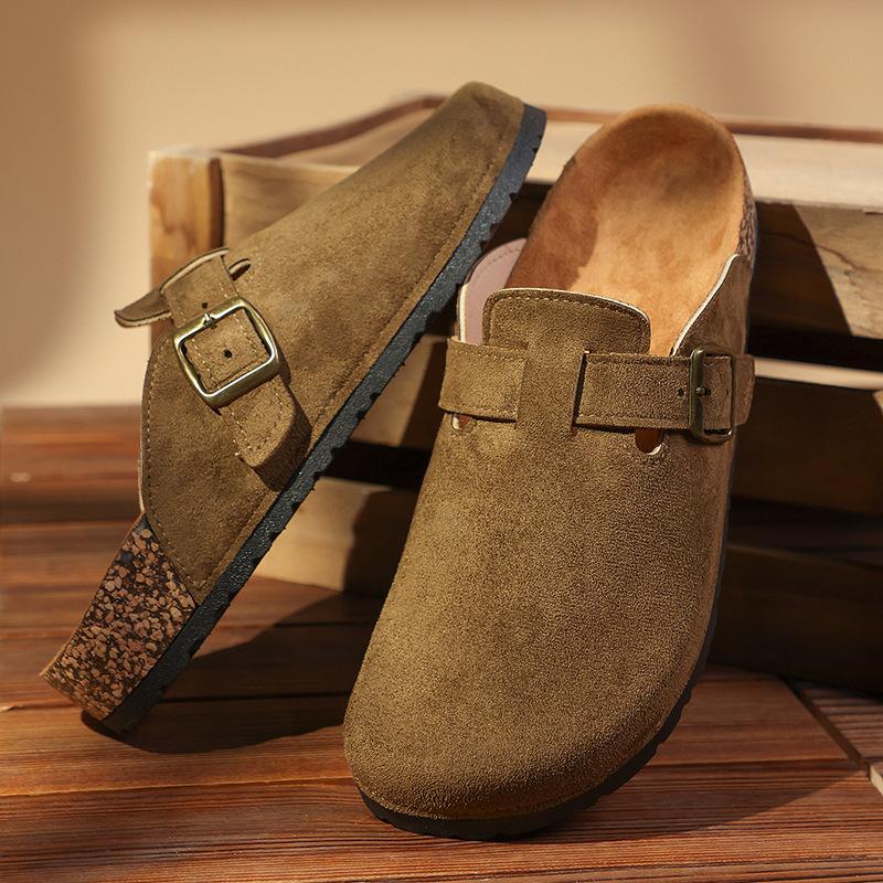 Summer Classic Retro Versatile Casual Wear Soft-soled Birkenstocks Non-slip and Wear-resistant Bag Head Slippers