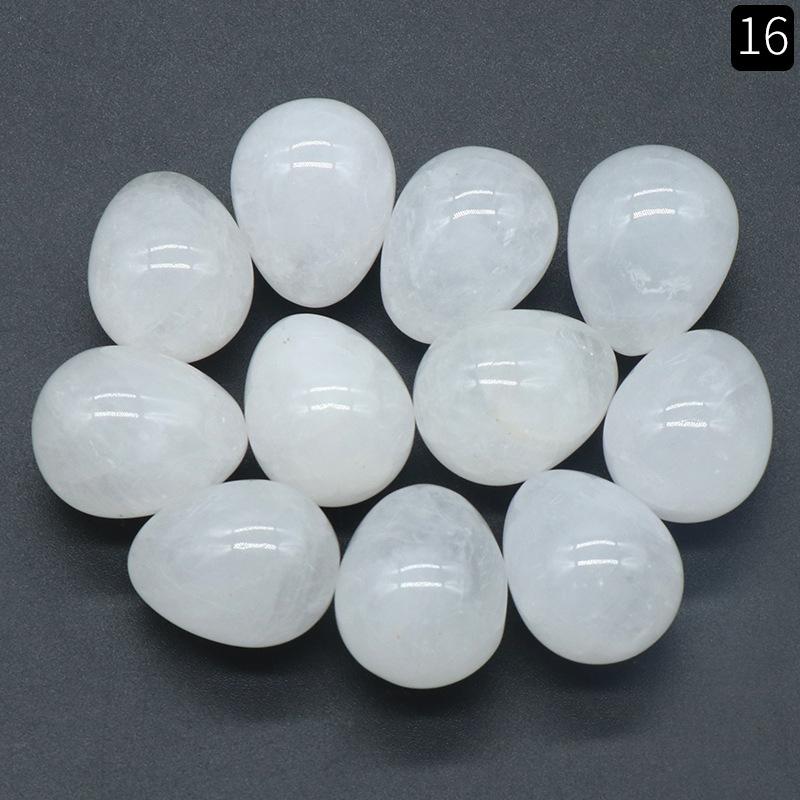 

Кришталевий агатовий камінь у формі яйця 20 мм. Міні-яйце. Прикраса для приміщень. Прикраса дому. 1pc