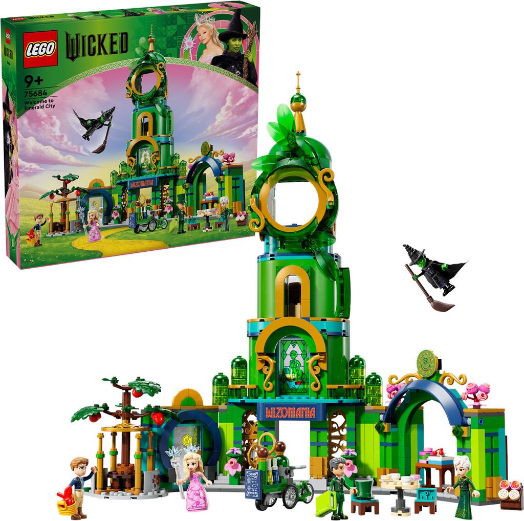 LEGO конструктор Дом Wicked – Добро пожаловать в Изумрудный город (75684)