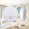 Digital Bathroom Shower Wall Clock, Waterproof Spray, Moisture-proof Meter, Moisture-proof, Large Screen Display, Calendar Month and Day, [4 Strong Su